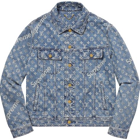 supreme louis vuitton jacket cheap|supreme louis vuitton denim jacket.